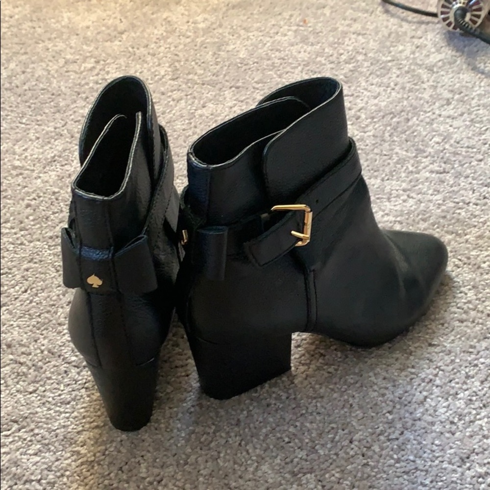 Black Kate Spade booties
